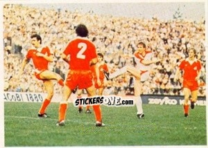 Sticker Zewe / Konopka / Zimmermann / Littbarski / Schuster - Fussball 1980-1981 n. 64 - Bergmann