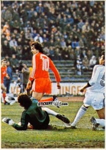 Sticker Janzon / Funk / Gruber - Fussball 1980-1981 n. 75 - Bergmann