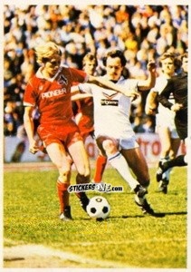 Sticker Bernd Schuster / Winfried Berkemeier - Fussball 1980-1981 n. 90 - Bergmann