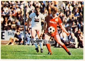 Sticker Tony Woodcock / Thiele - Fussball 1980-1981 n. 95 - Bergmann