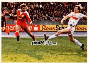Sticker Heiner Baltes / Hattenberger - Fussball 1980-1981 n. 99 - Bergmann