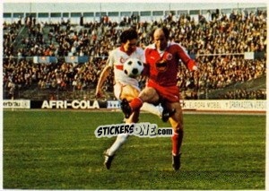 Sticker Egon Kohnen / Hermann Ohlicher - Fussball 1980-1981 n. 103 - Bergmann