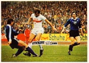 Sticker Peter Nogly / Volkert / Manfred Kaltz - Fussball 1980-1981 n. 106 - Bergmann