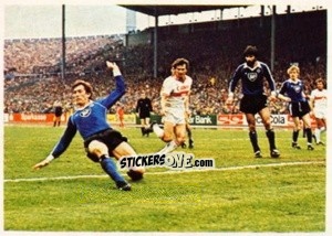 Sticker Dietmar Jakobs / Ohlicher - Fussball 1980-1981 n. 108 - Bergmann