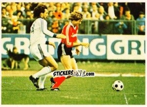 Sticker Detlev Szymanek - Fussball 1980-1981 n. 122 - Bergmann