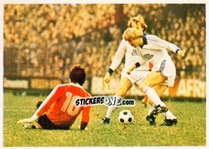 Sticker Peter Krobbach / Gunter Kostner - Fussball 1980-1981 n. 136 - Bergmann