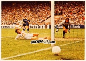 Sticker Rudi Wimmer / Frank Mill - Fussball 1980-1981 n. 146 - Bergmann