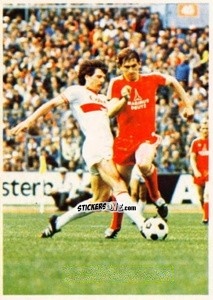 Sticker Augenthaler / Kelsch - Fussball 1980-1981 n. 155 - Bergmann
