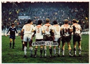 Sticker Die Mauer des Vfb - Fussball 1980-1981 n. 163 - Bergmann