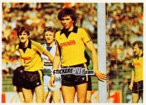 Sticker Koch / Dormann / Huber / Elgert - Fussball 1980-1981 n. 176 - Bergmann