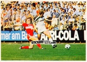 Sticker Wilfried Hannes / Bernd Forster - Fussball 1980-1981 n. 193 - Bergmann