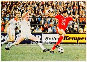 Sticker Thomas Horster / Hieronymus / Jakobs - Fussball 1980-1981 n. 210 - Bergmann