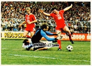 Sticker Makel / Reimann / Klimke / Demuth - Fussball 1980-1981 n. 213 - Bergmann
