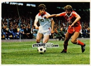 Sticker Milewski / Gniech - Fussball 1980-1981 n. 218 - Bergmann