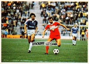 Sticker Jurgen Strack / Georg Volkert - Fussball 1980-1981 n. 223 - Bergmann