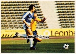 Figurina Sturz / Popivoda - Fussball 1980-1981 n. 225 - Bergmann