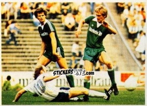 Sticker Saborowski / Fruck / Bittcher - Fussball 1980-1981 n. 247 - Bergmann