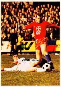Sticker Jan Mattsson / Bernd Forster - Fussball 1980-1981 n. 254 - Bergmann