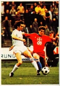 Sticker Ludger Van De Loo / Norbert Janzon - Fussball 1980-1981 n. 255 - Bergmann
