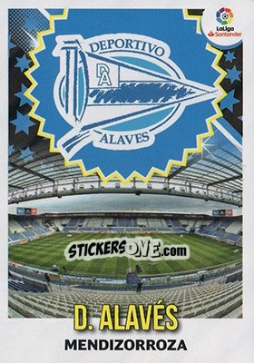 Sticker ESCUDO ALAVéS (1) - Liga Spagnola 2018-2019 n. 1 - Colecciones ESTE