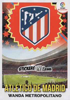 Sticker ESCUDO ATLéTICO DE MADRID (5) - Liga Spagnola 2018-2019 - Colecciones ESTE