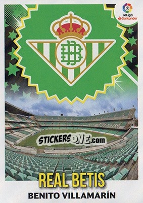 Cromo ESCUDO REAL BETIS (9) - Liga Spagnola 2018-2019 - Colecciones ESTE