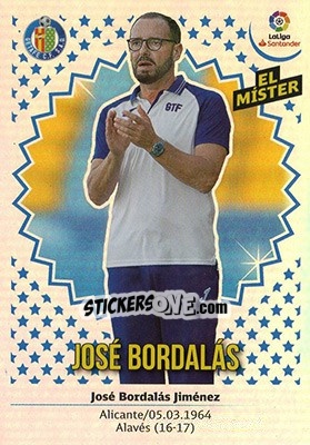 Sticker ENTRENADOR GETAFE - José Bordalás (18) - Liga Spagnola 2018-2019 n. 18 - Colecciones ESTE