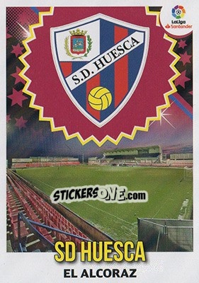 Sticker ESCUDO SD HUESCA (21) - Liga Spagnola 2018-2019 n. 21 - Colecciones ESTE