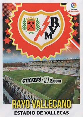 Sticker ESCUDO RAYO VALLECANO (29) - Liga Spagnola 2018-2019 n. 29 - Colecciones ESTE
