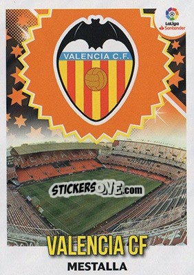 Sticker ESCUDO VALENCIA (35) - Liga Spagnola 2018-2019 - Colecciones ESTE