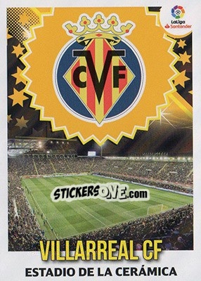 Sticker ESCUDO VILLARREAL (39) - Liga Spagnola 2018-2019 - Colecciones ESTE