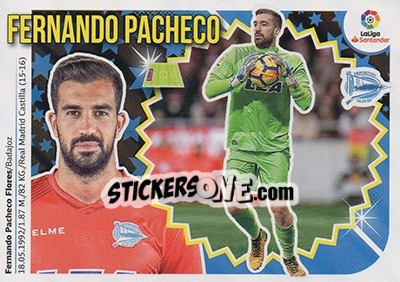 Sticker Fernando Pacheco (1) - Liga Spagnola 2018-2019 n. 41 - Colecciones ESTE