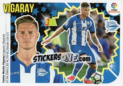 Sticker Vigaray (3B) - Liga Spagnola 2018-2019 n. 44 - Colecciones ESTE