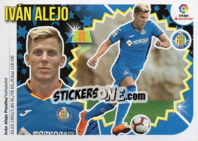 Sticker 22 Iván Alejo (Getafe CF) - Liga Spagnola 2018-2019 - Colecciones ESTE