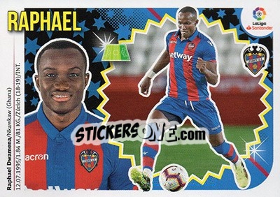 Sticker 44 Raphael (Levante UD) - Liga Spagnola 2018-2019 n. 754 - Colecciones ESTE
