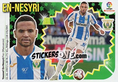 Sticker 45 En-Nesyri (CD Leganés) - Liga Spagnola 2018-2019 n. 755 - Colecciones ESTE