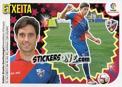 Sticker 55 Etxeita (SD Huesca) - Liga Spagnola 2018-2019 - Colecciones ESTE