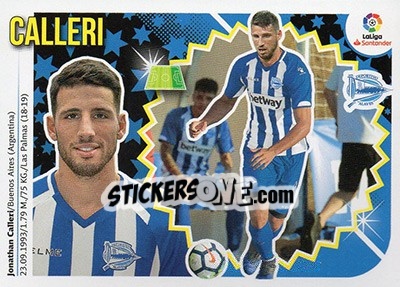 Sticker 56 Calleri (Alavés) - Liga Spagnola 2018-2019 - Colecciones ESTE