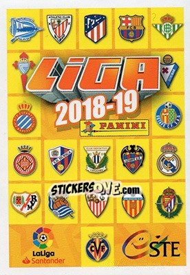 Cromo Escudos (2) - Liga Spagnola 2018-2019 - Colecciones ESTE