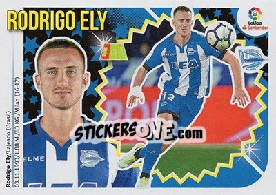 Sticker Rodrigo Ely (5) - Liga Spagnola 2018-2019 n. 46 - Colecciones ESTE
