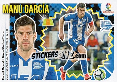 Sticker Manu García (8) - Liga Spagnola 2018-2019 - Colecciones ESTE