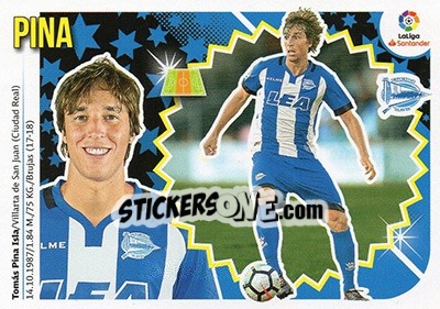Sticker Pina (9A) - Liga Spagnola 2018-2019 n. 50 - Colecciones ESTE