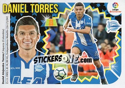 Sticker Daniel Torres (9B) - Liga Spagnola 2018-2019 n. 51 - Colecciones ESTE