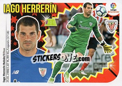 Sticker Iago Herrerín (2) - Liga Spagnola 2018-2019 n. 72 - Colecciones ESTE