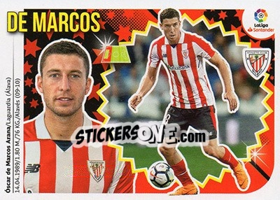 Sticker De Marcos (3) - Liga Spagnola 2018-2019 - Colecciones ESTE