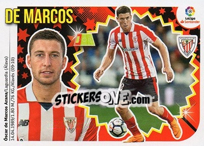Sticker De Marcos (3) - Liga Spagnola 2018-2019 n. 73 - Colecciones ESTE