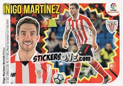 Sticker Íñigo Martínez (5) - Liga Spagnola 2018-2019 - Colecciones ESTE