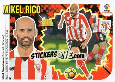 Sticker Mikel Rico (8B) - Liga Spagnola 2018-2019 n. 80 - Colecciones ESTE