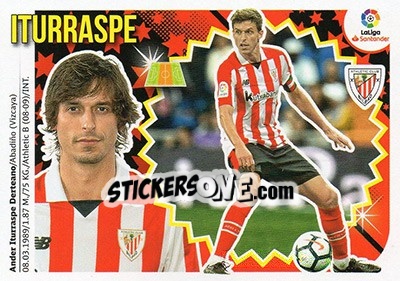 Cromo Iturraspe (11B) - Liga Spagnola 2018-2019 - Colecciones ESTE