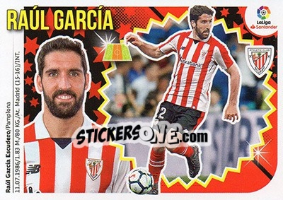 Sticker Raúl García (12) - Liga Spagnola 2018-2019 n. 85 - Colecciones ESTE